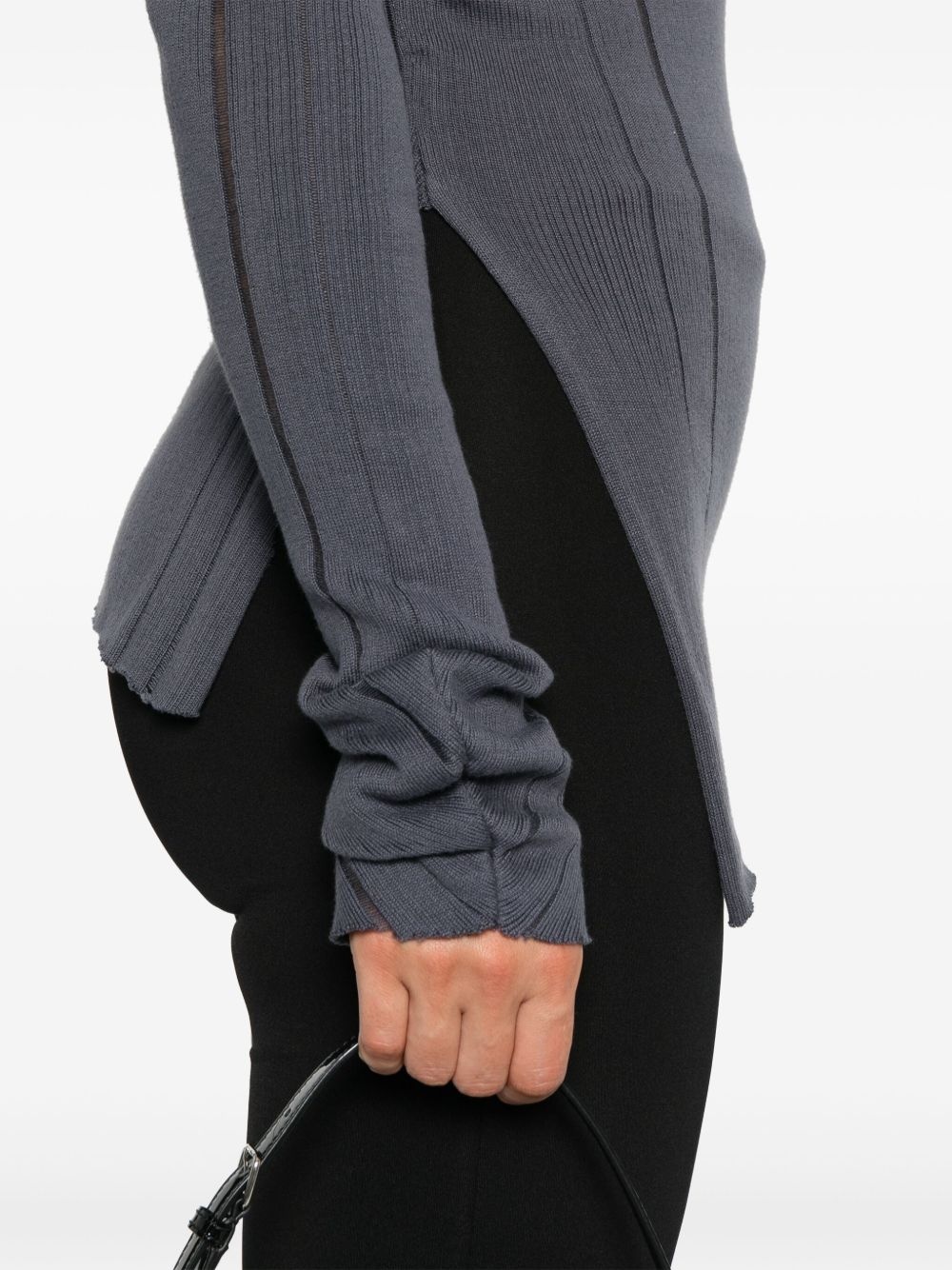 asymmetric sweater - 5