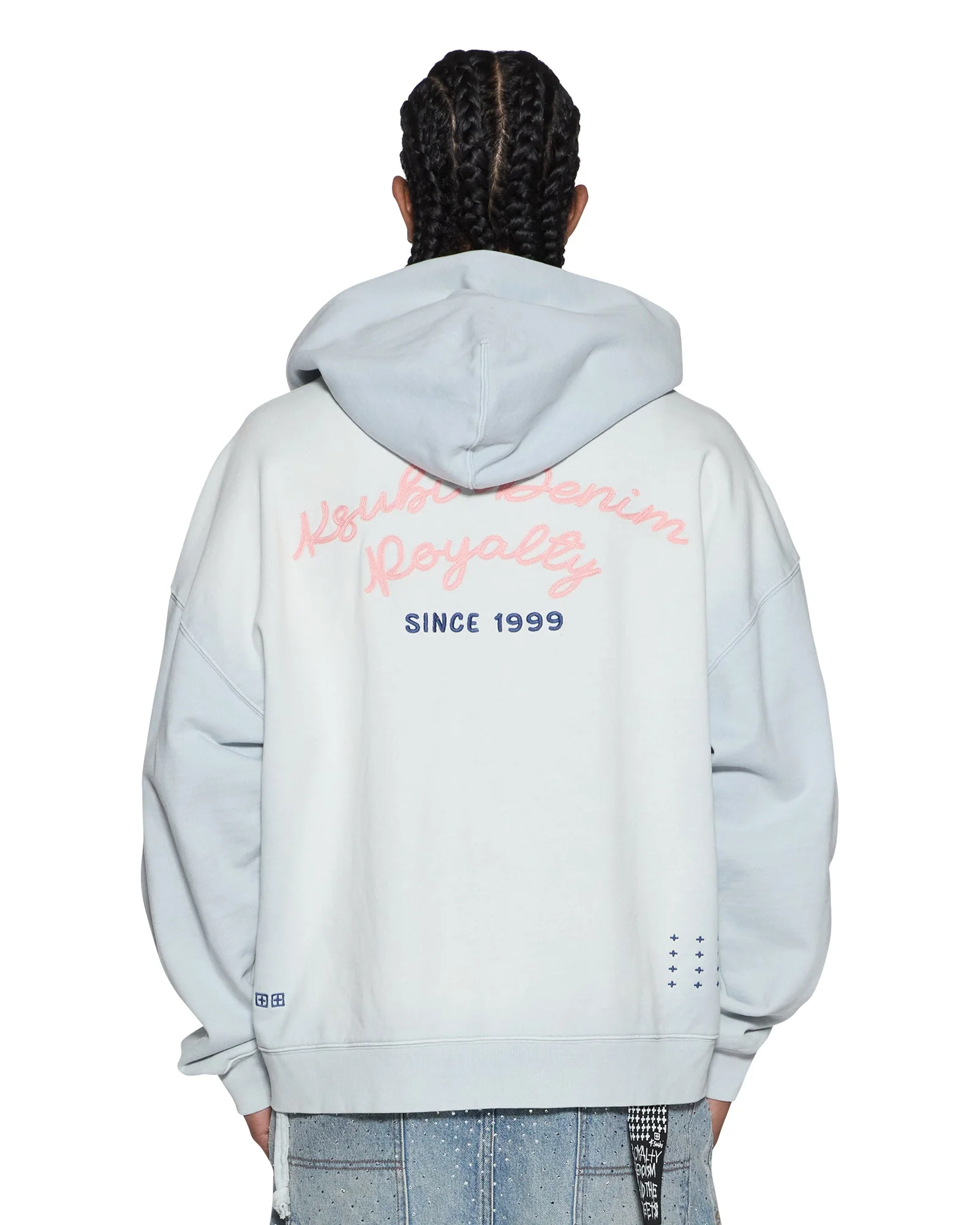 EFFECT EKCESS ZIP HOODIE ICE MIST - 1