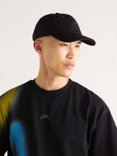 A-COLD-WALL* Logo-Embroidered Cotton-Twill Baseball Cap outlook