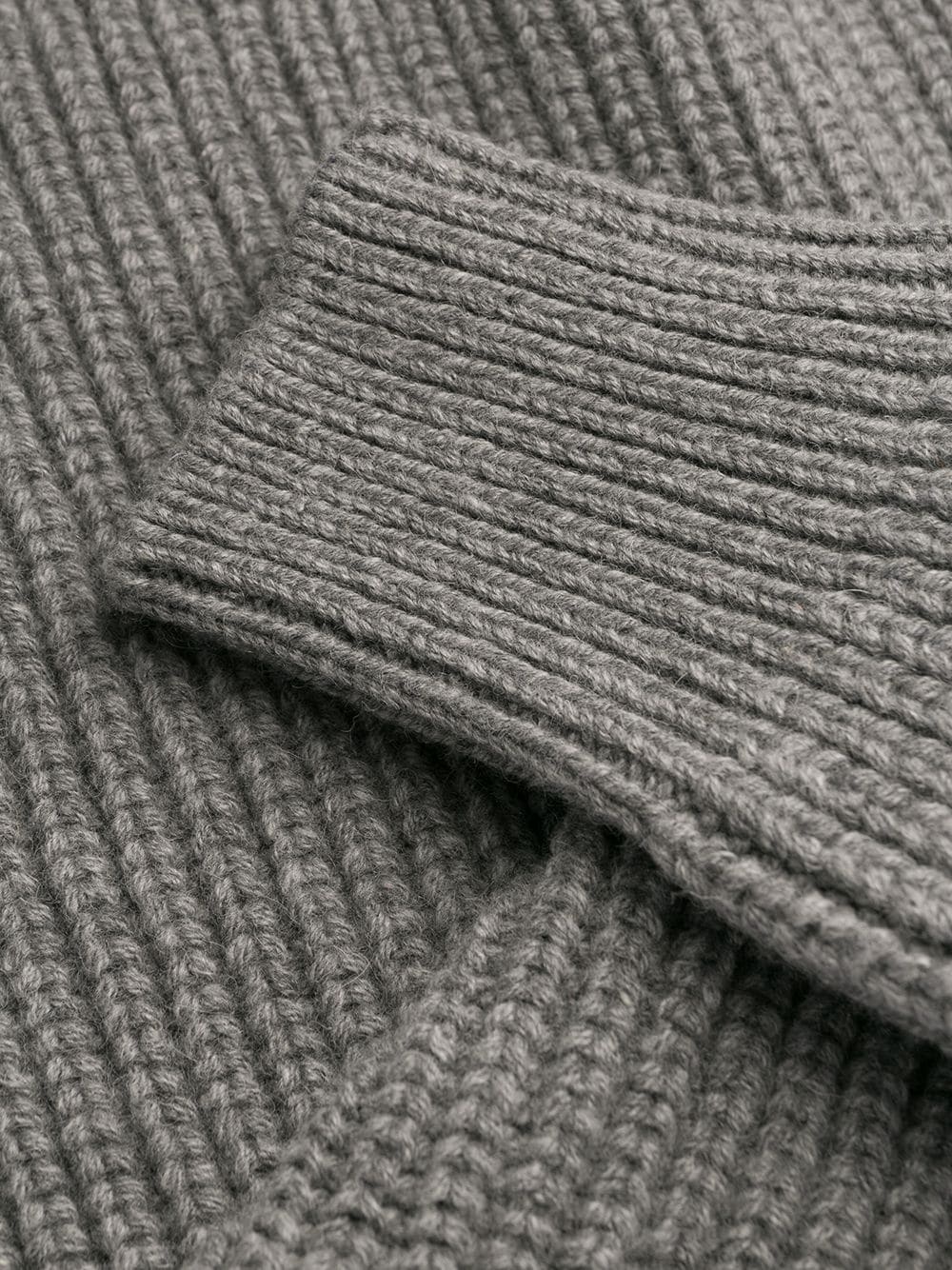 oversized funnel-neck jumper - 6