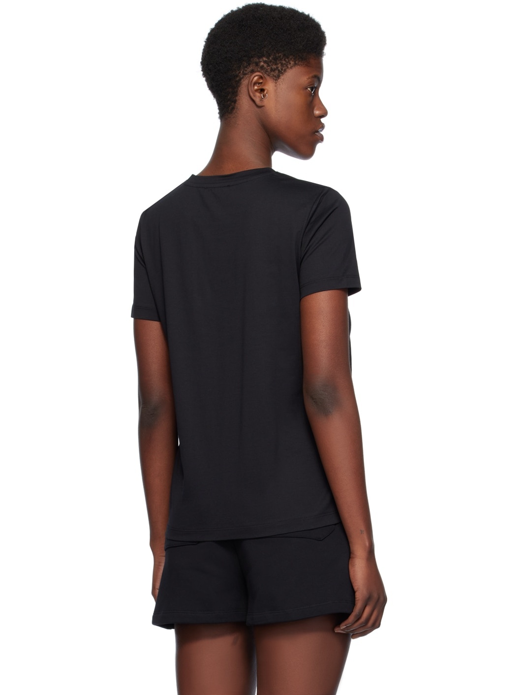 Black Printed T-Shirt - 3