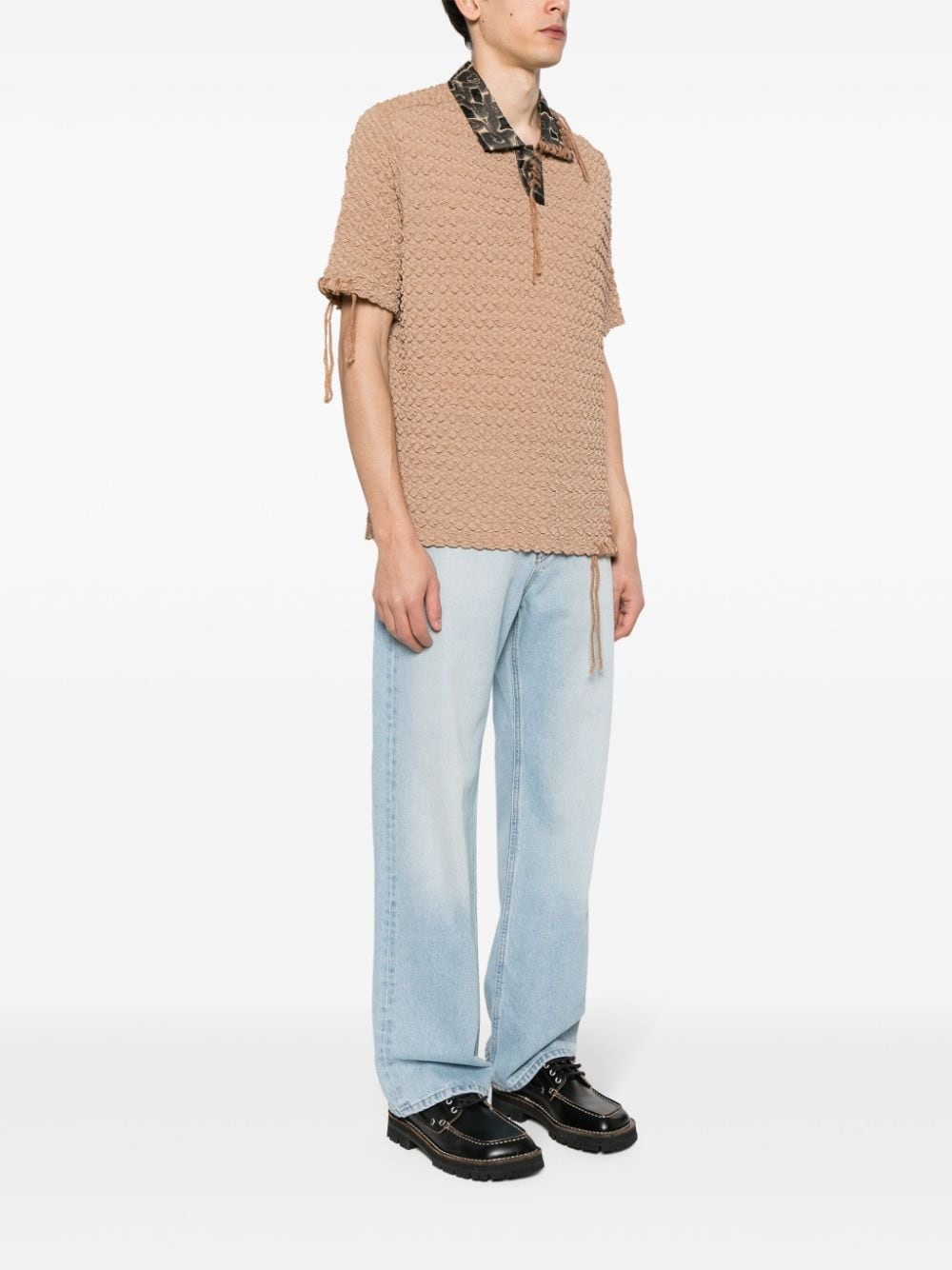Sapa bubble-knit polo shirt - 3