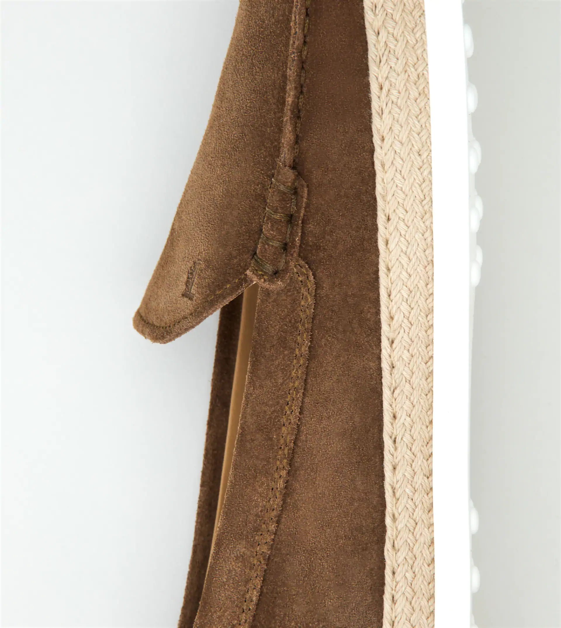 SLIP-ONS IN SUEDE - BROWN - 4