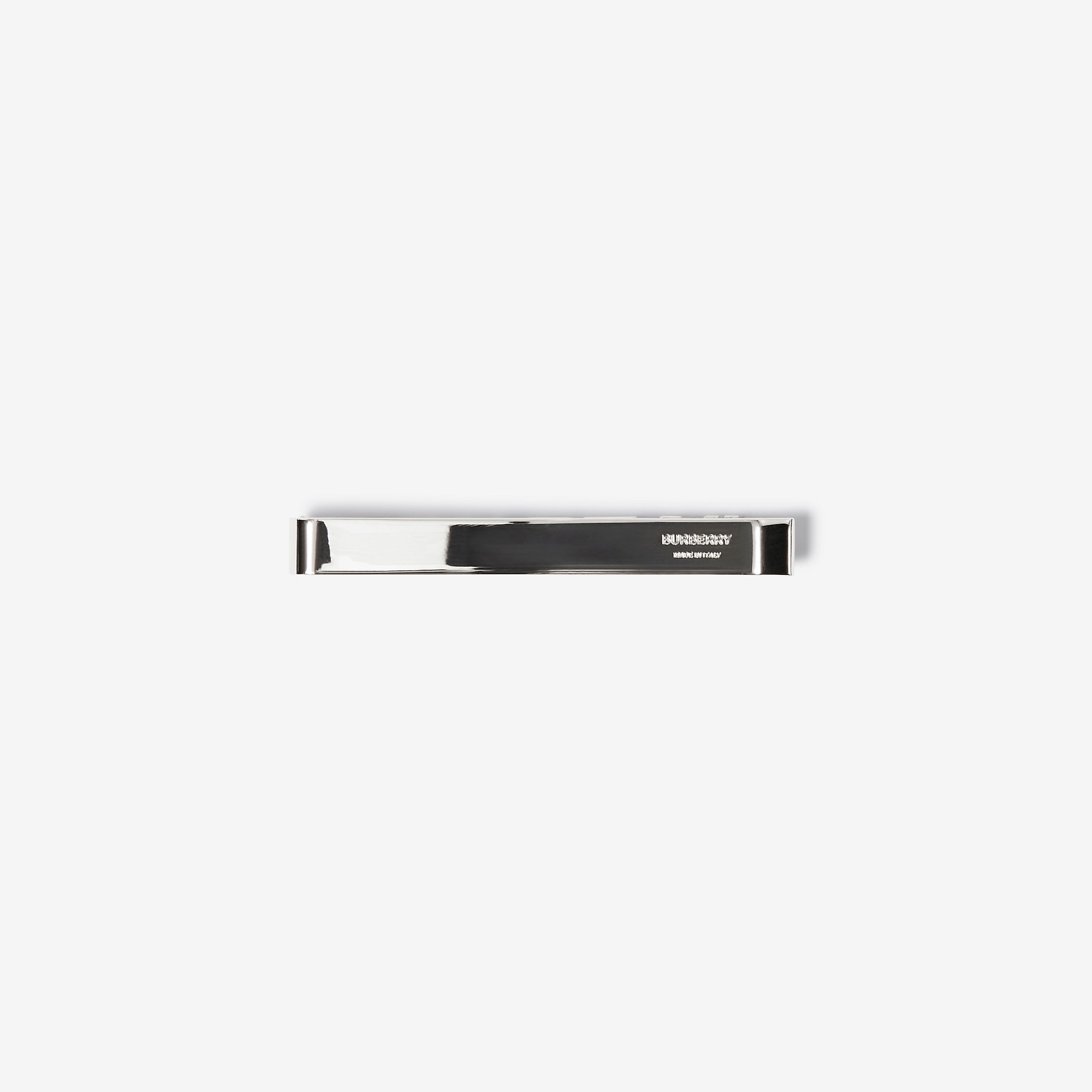 Logo Detail Palladium-plated Tie Bar - 2