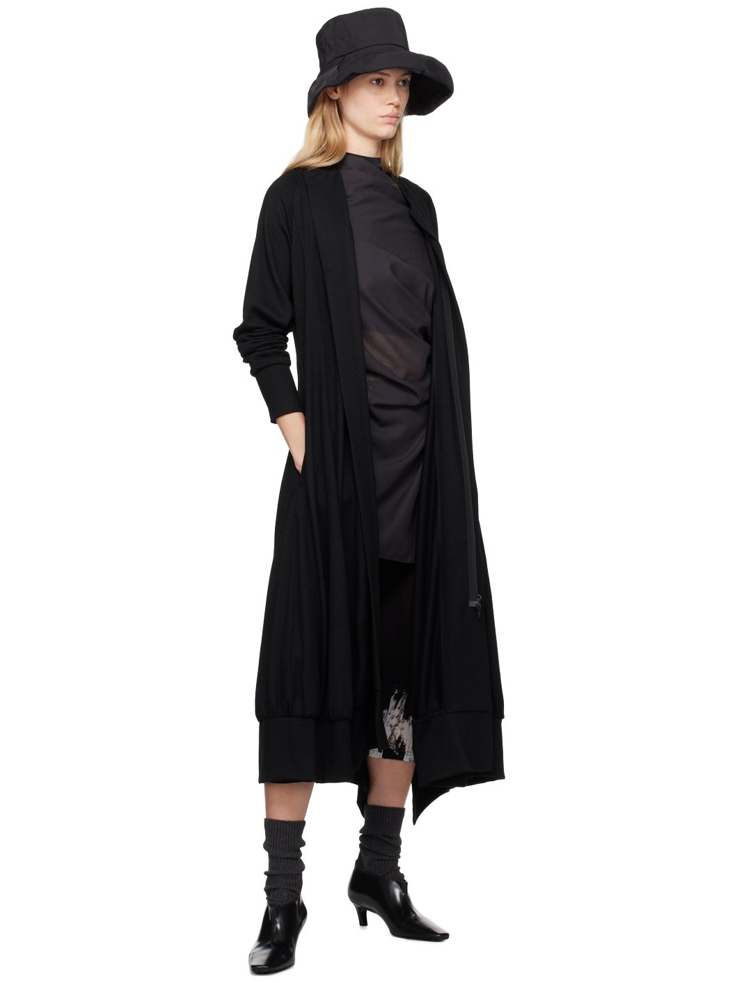 Black R-Track Maxi Dress - 4