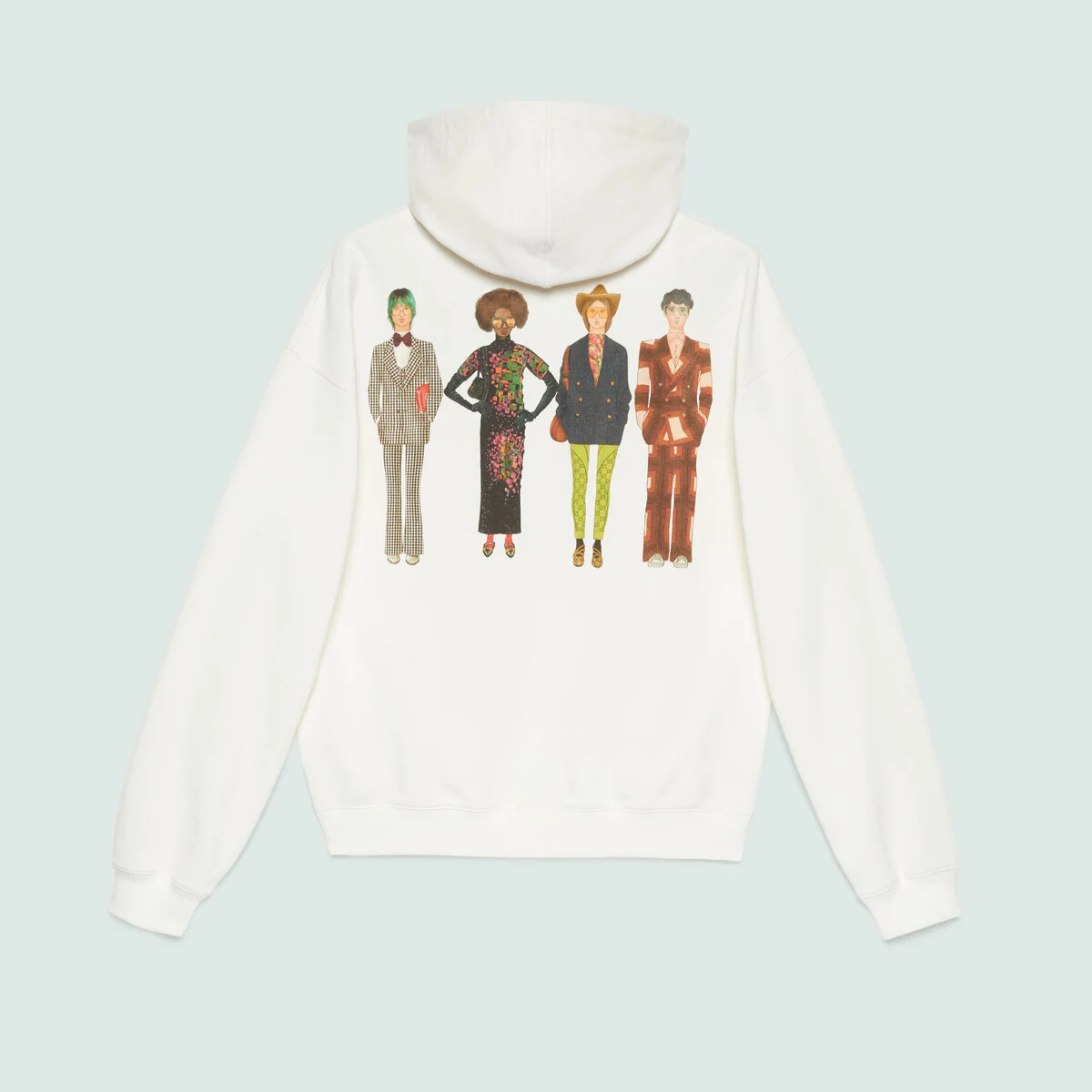 Exquisite Gucci characters sweatshirt - 4