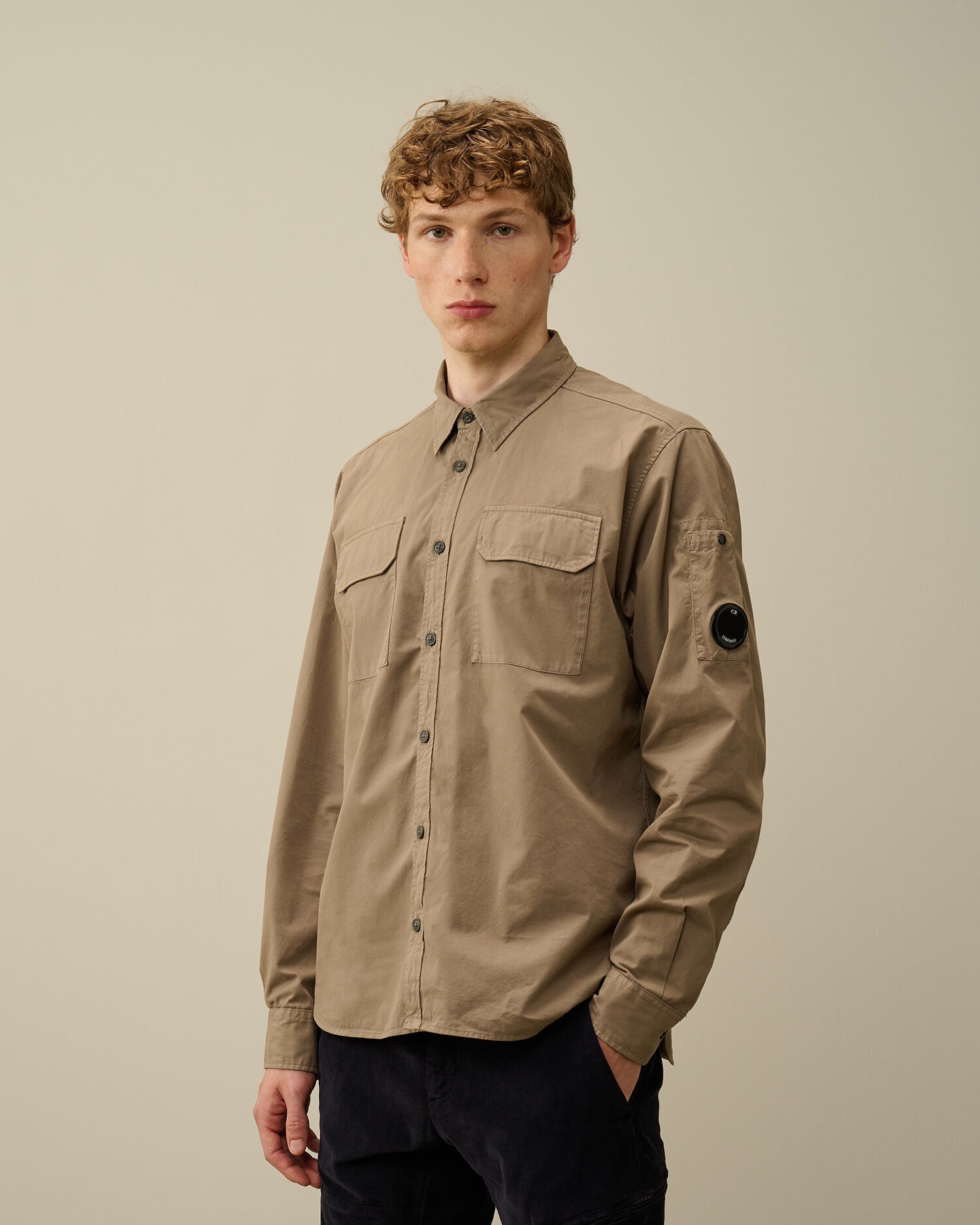 Organic Gabardine Buttoned Lens Shirt - 2