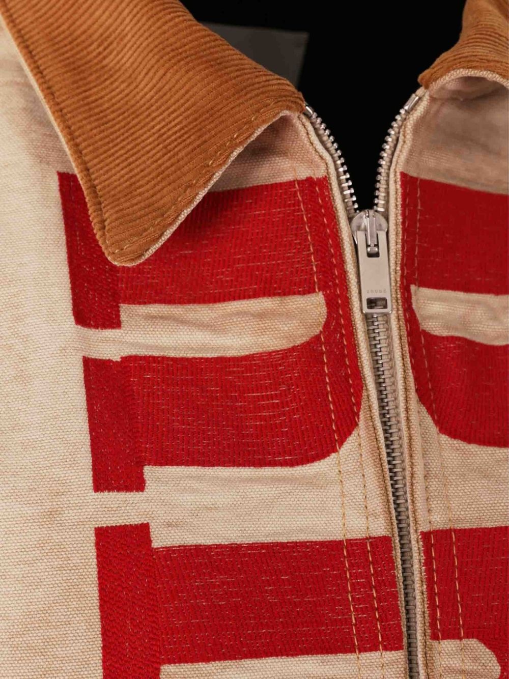 zip-up logo bomber jacket - 3