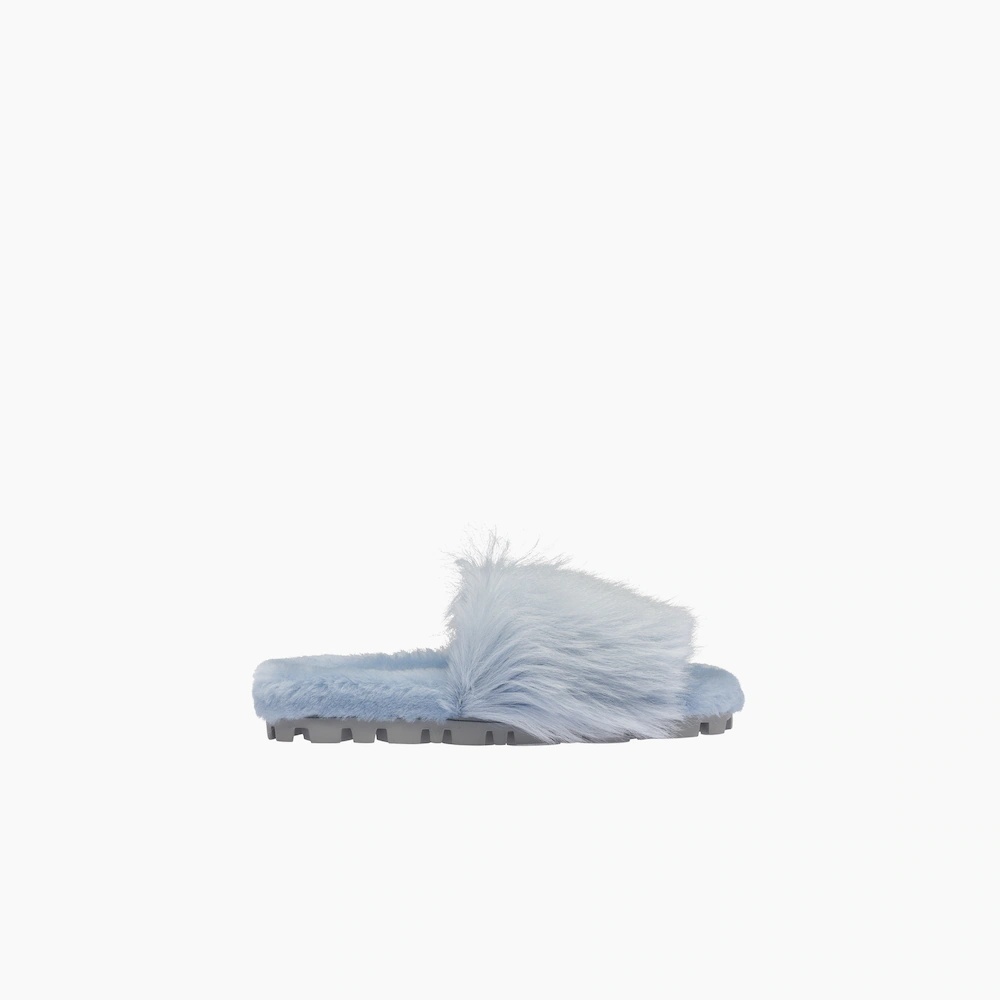 Shearling slides - 2