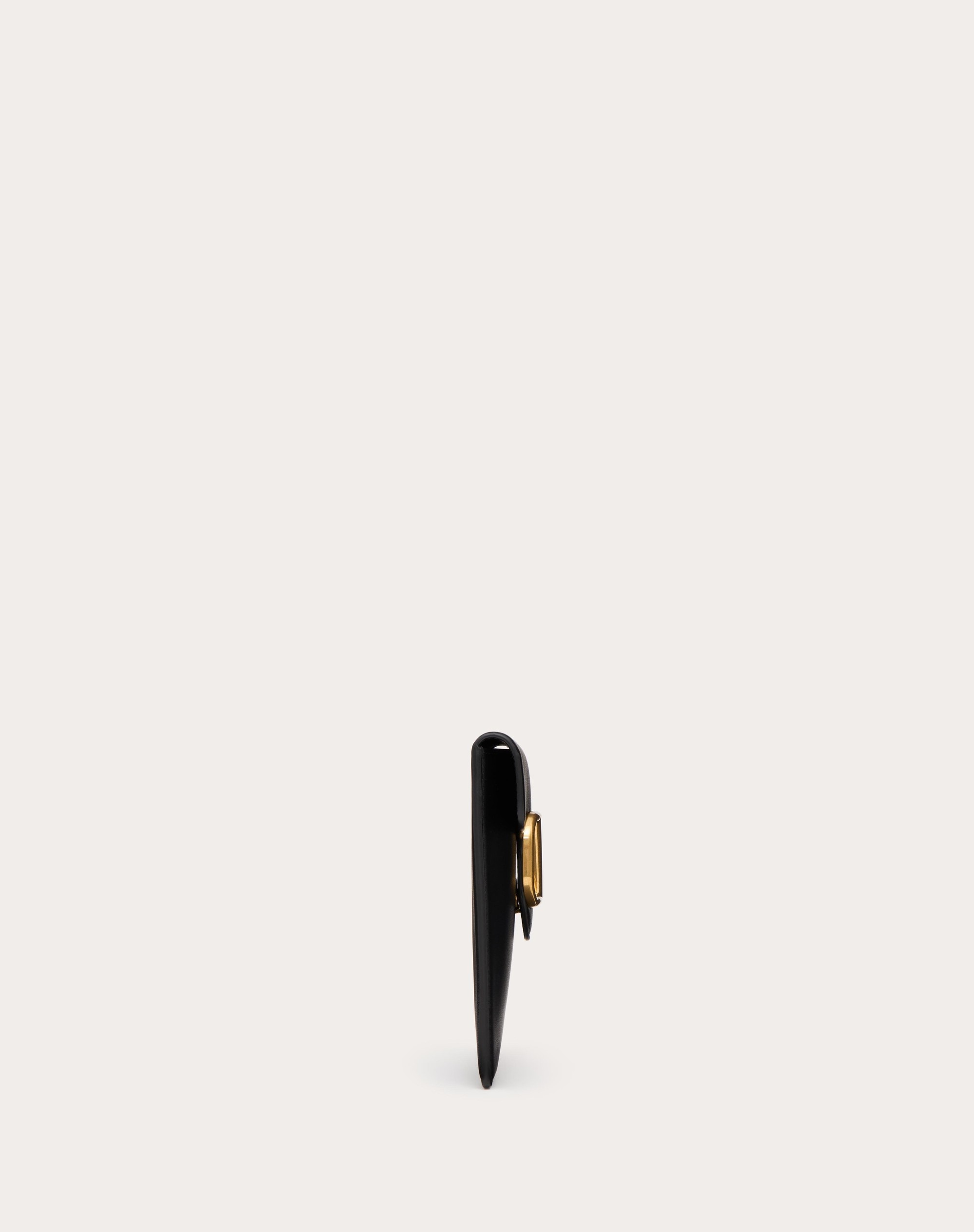 VALENTINO GARAVANI LOCÒ CALFSKIN CLUTCH BAG - 4