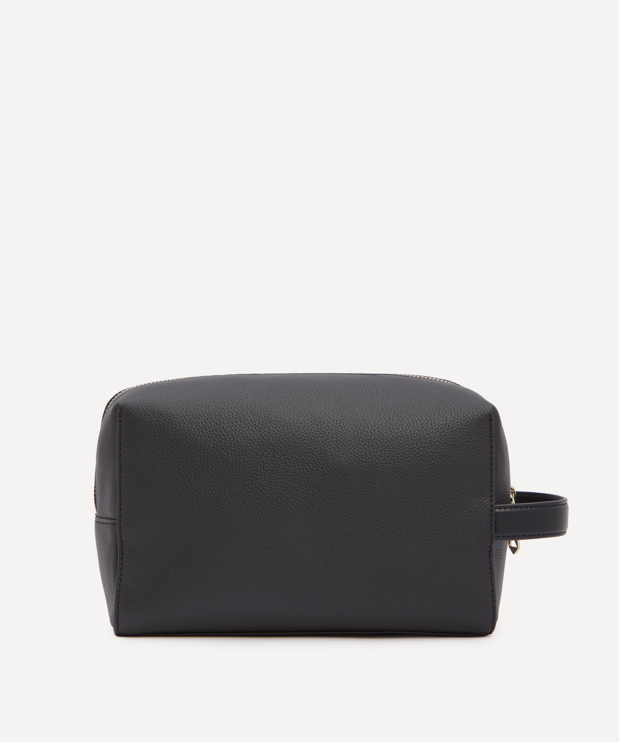 Signature Stripe Leather Wash Bag - 3