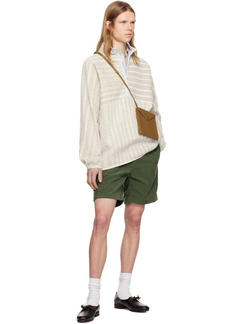 Pilgrim Surf + Supply Off-White Mosley Inlay Popover Sweater outlook