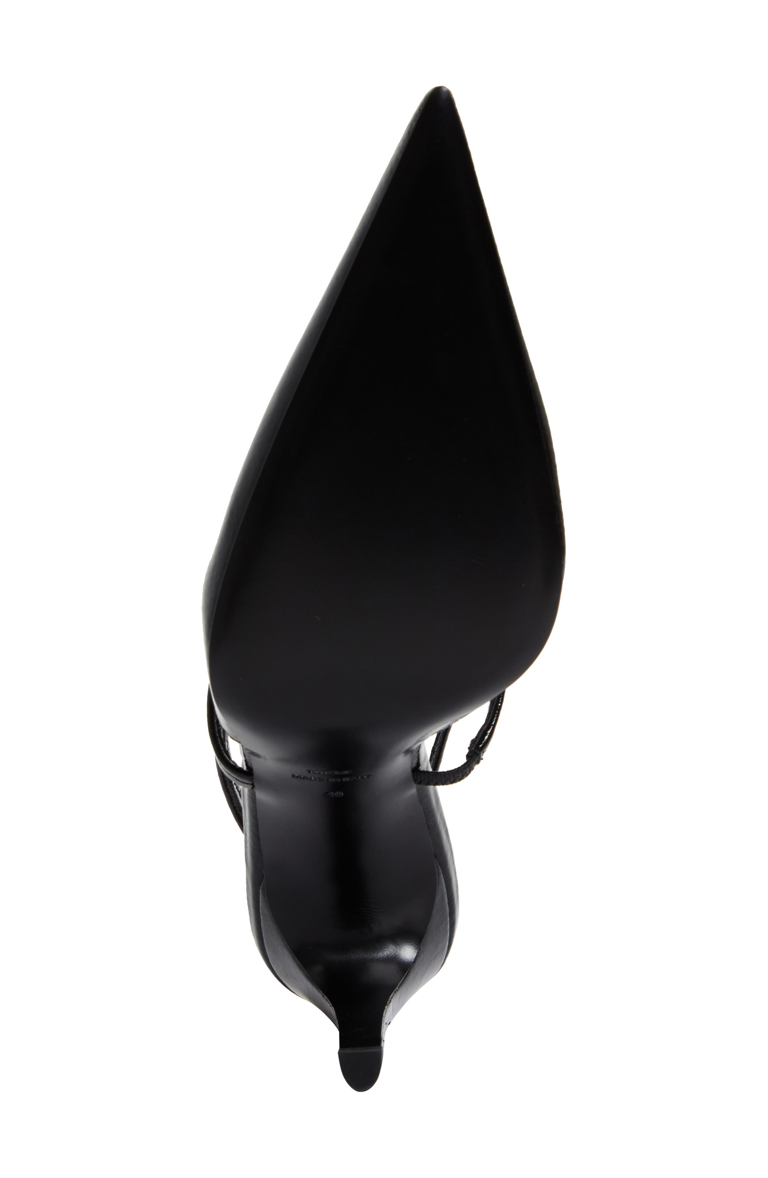 TOTEME Sharp Pointed Toe Slingback Pump in Black at Nordstrom - 6