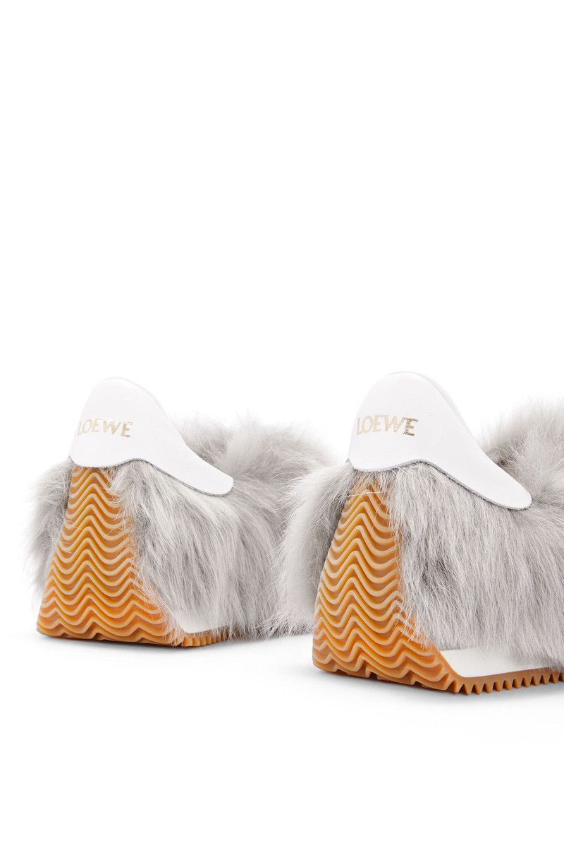 Flow runner in shearling 4