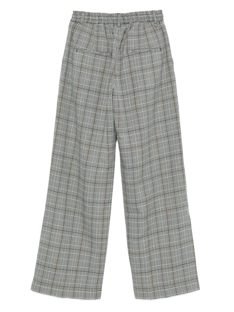 Song for the Mute checked drawstring-waist pants outlook