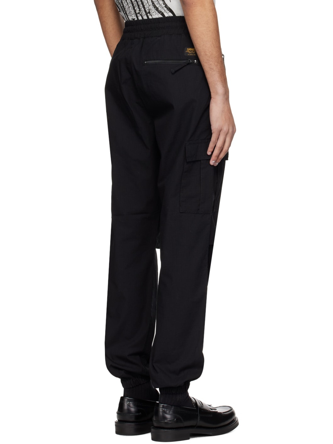 Black Jogger Cargo Pants - 3