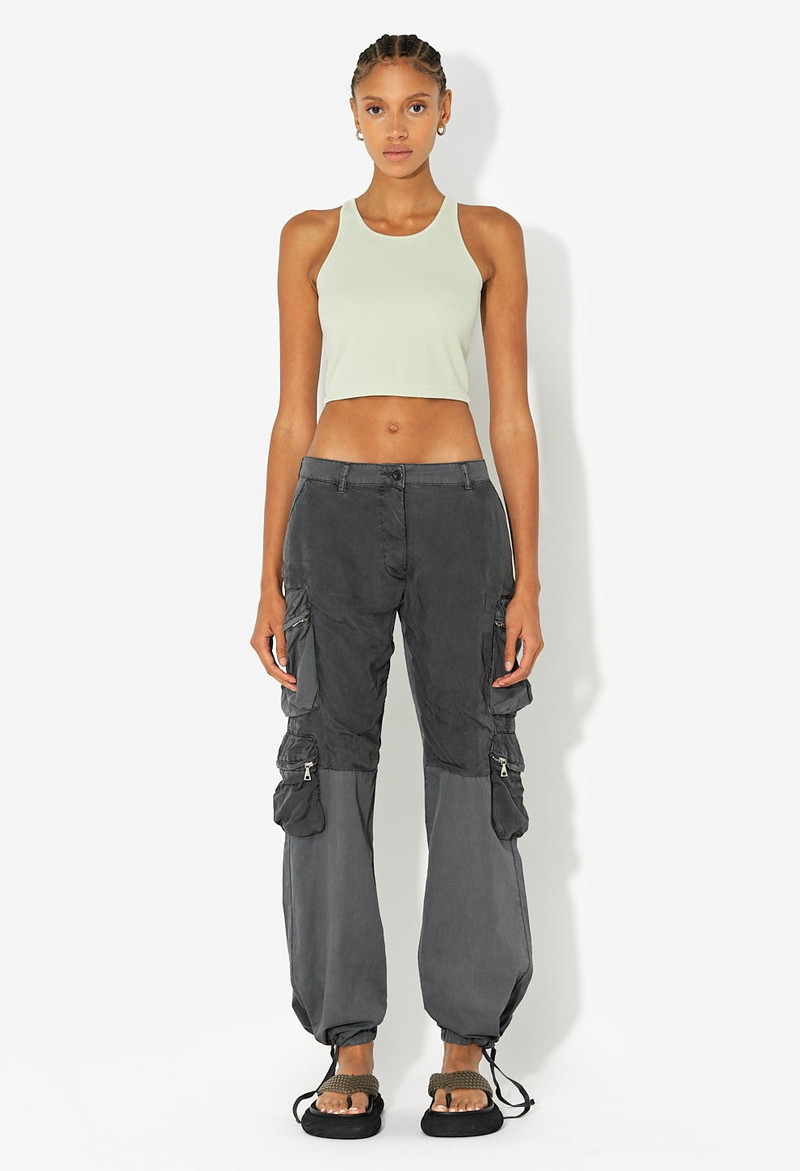 John Elliott GEMINI RIB CROPPED TANK outlook