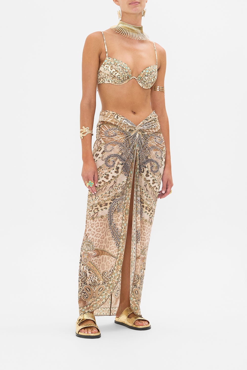 WIDE SIDE HIGH LEG PANT - 6