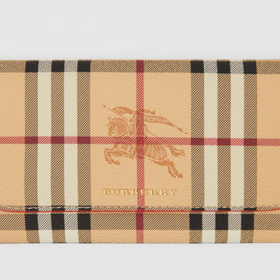 Burberry Haymarket Check E-canvas Continental Wallet outlook