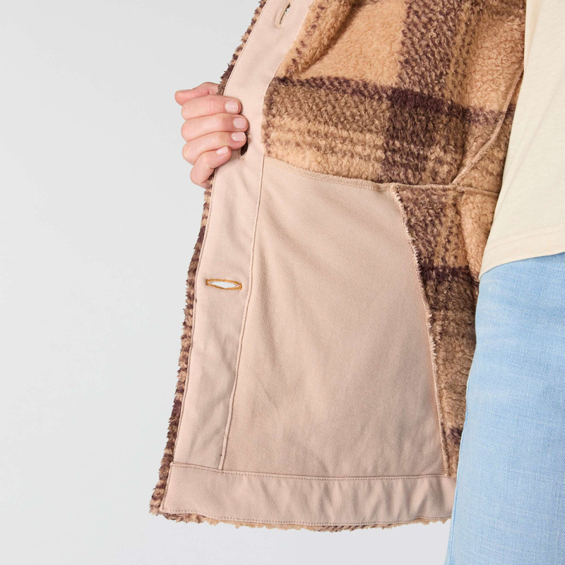 Women's Loose Fit Fleece Coat 4
