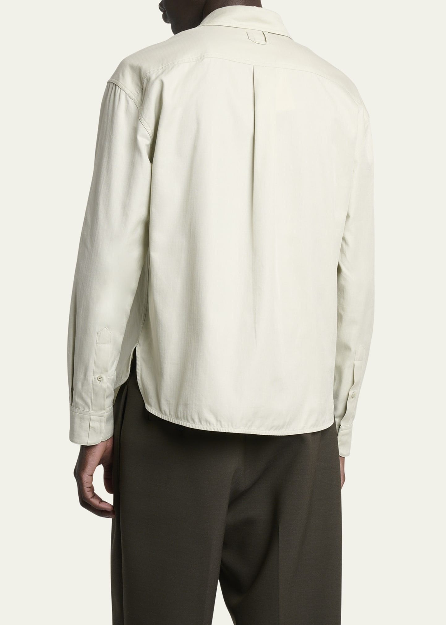 Men's Simon Cotton Herringbone Sport Shirt - 3