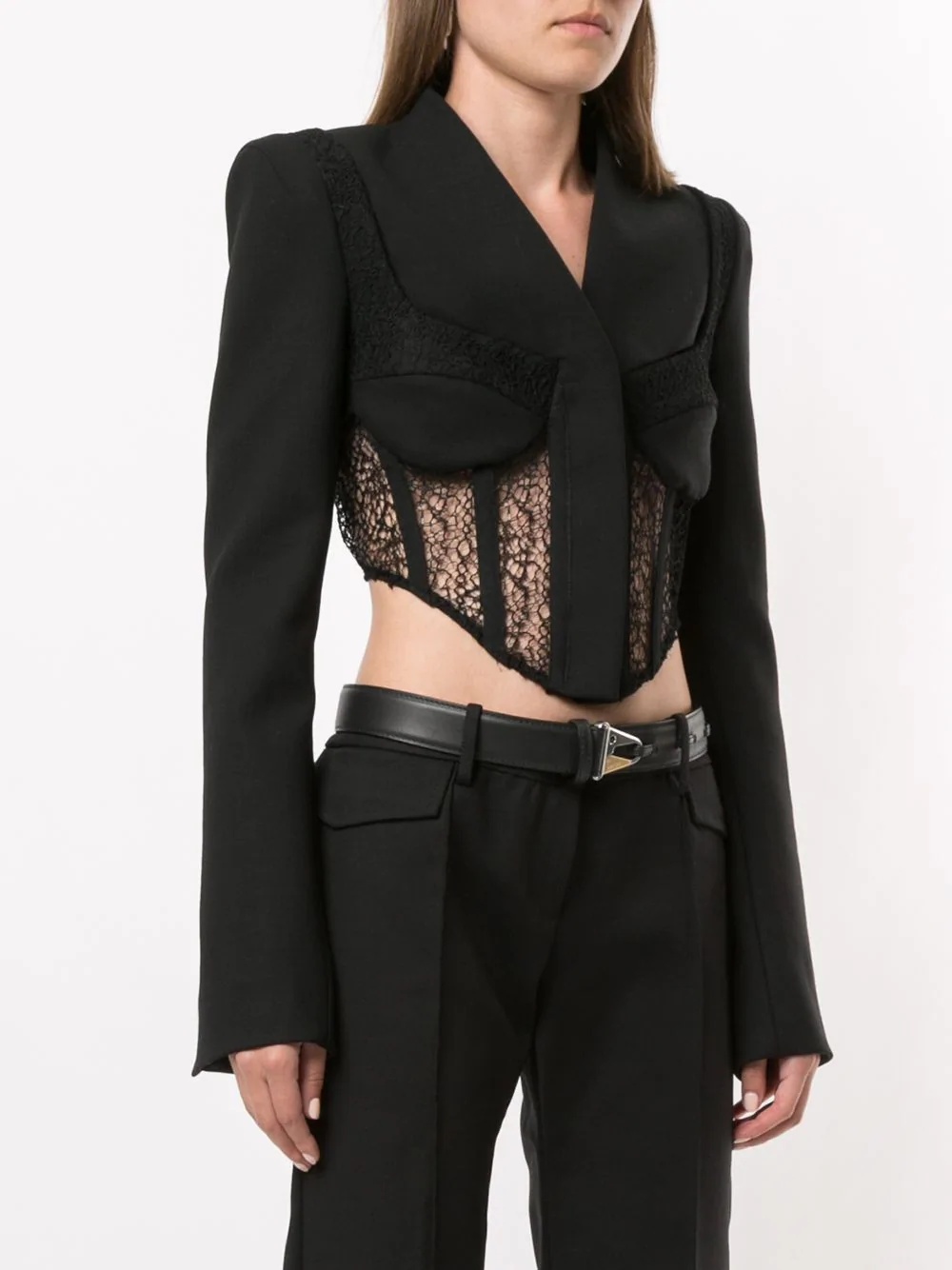 tailored corset jacket - 3