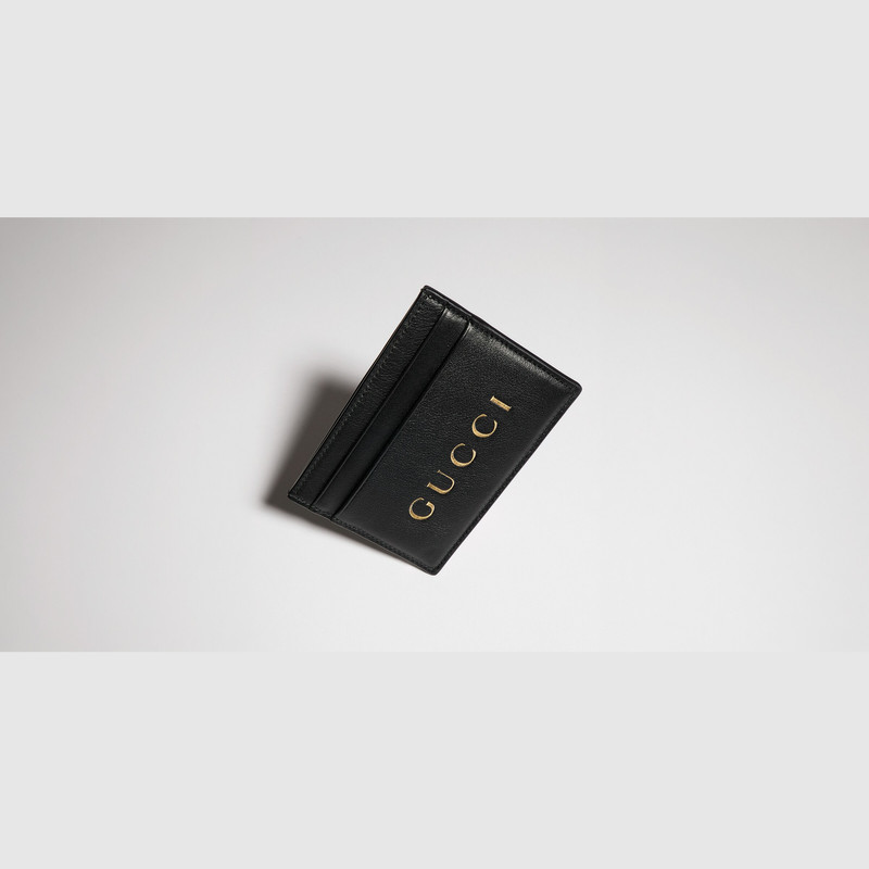 Card case with gold-foiled logo 1