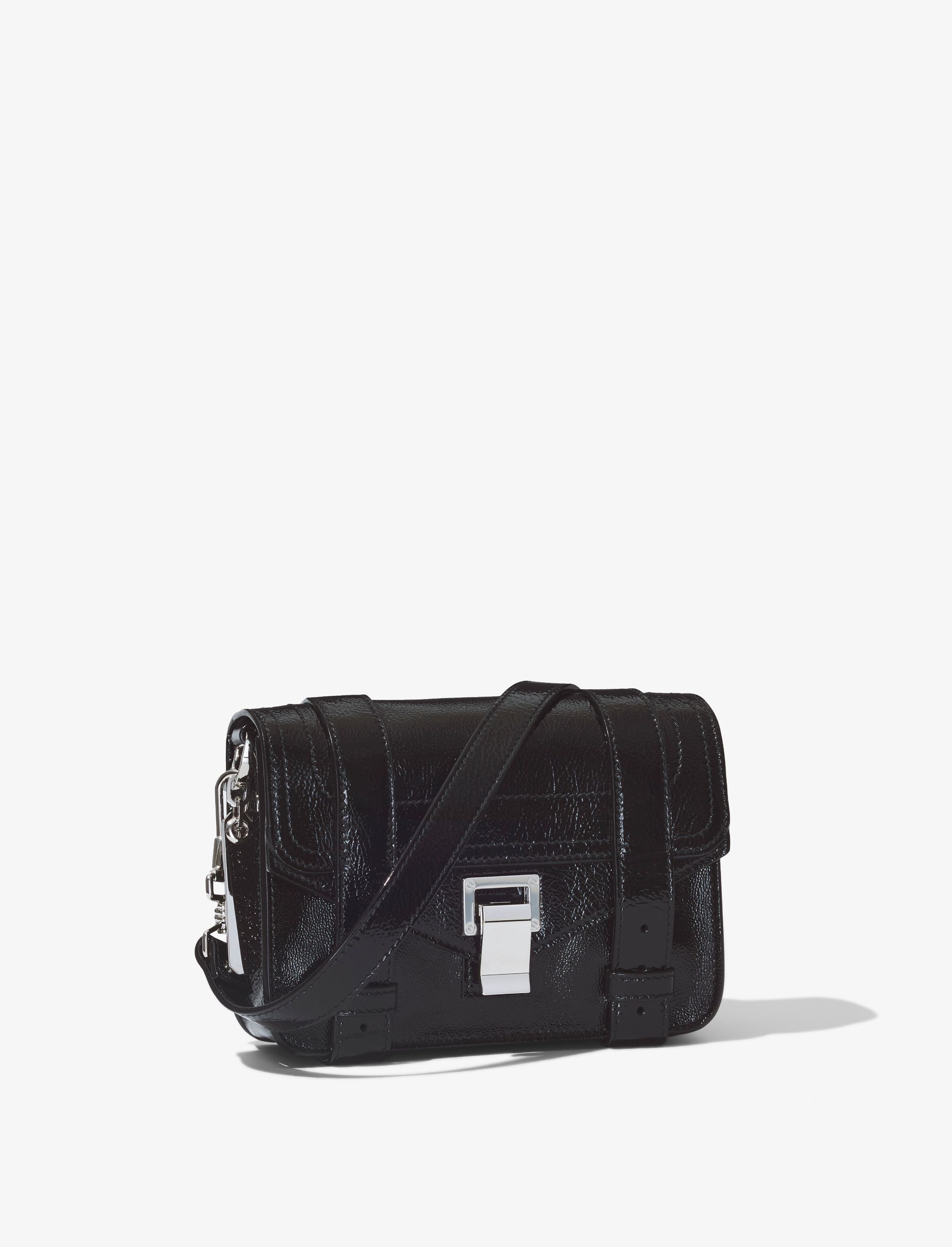 Crinkled Patent PS1 Mini Crossbody Bag - 2
