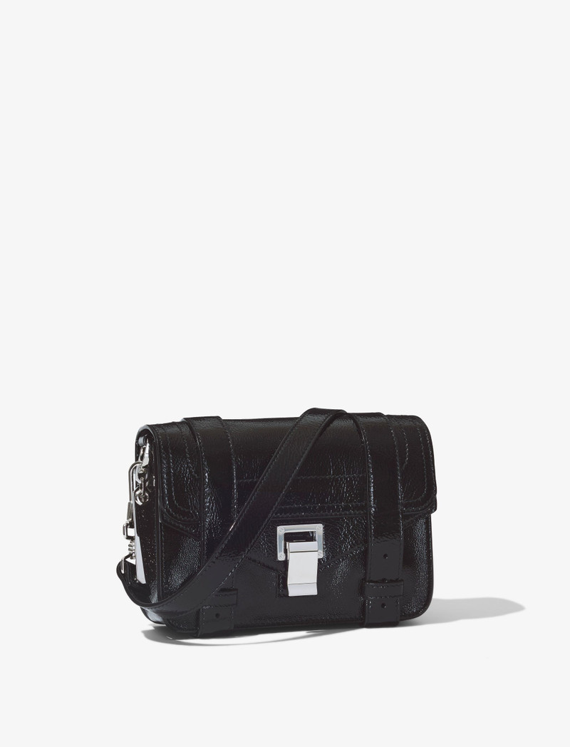 Crinkled Patent PS1 Mini Crossbody Bag 2
