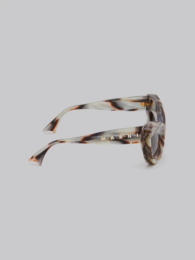 PEARLESCENT BROWN CAELICOLA SUNGLASSES 4