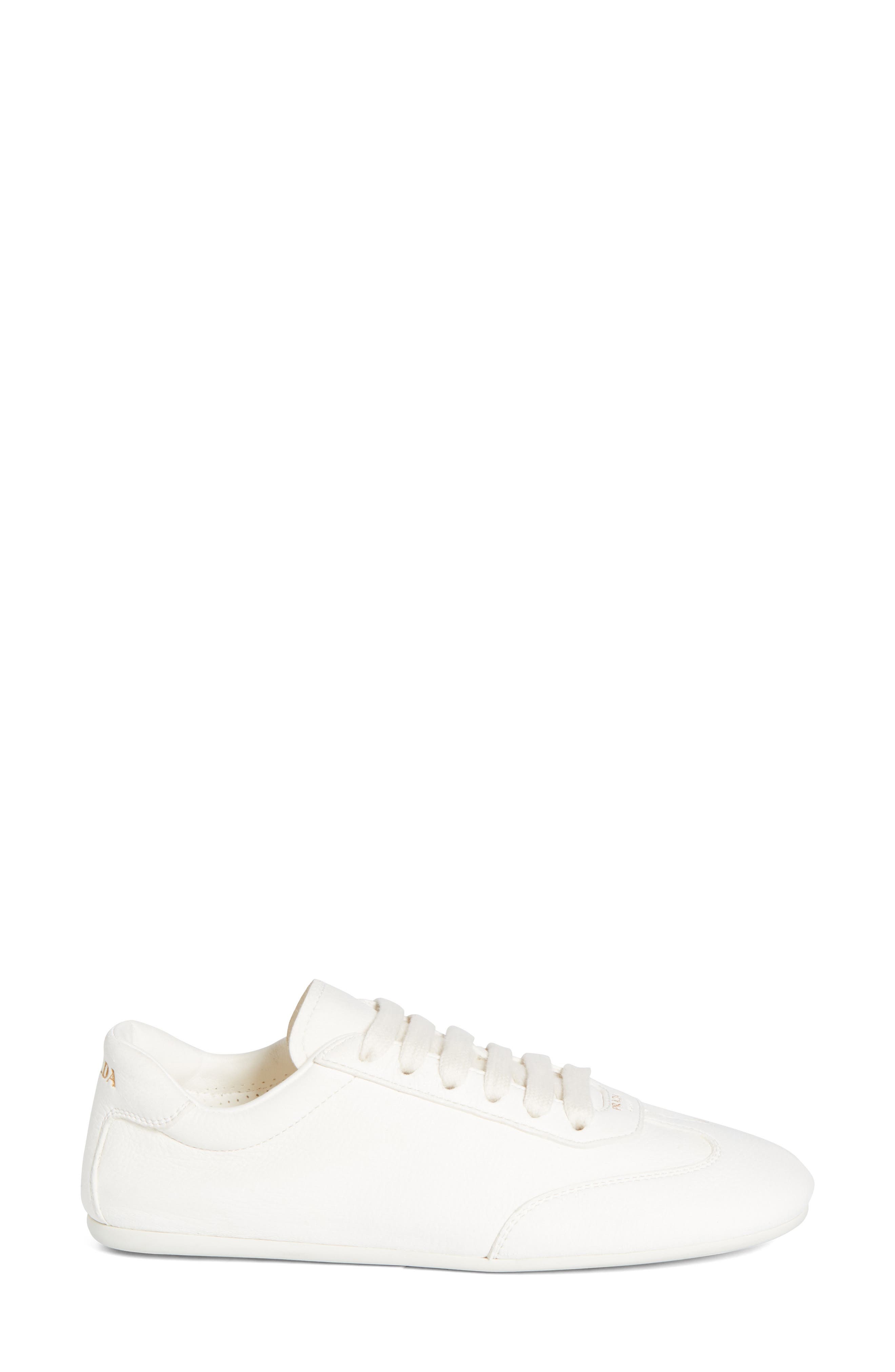 Prada Low Top Sneaker in Avorio at Nordstrom - 3