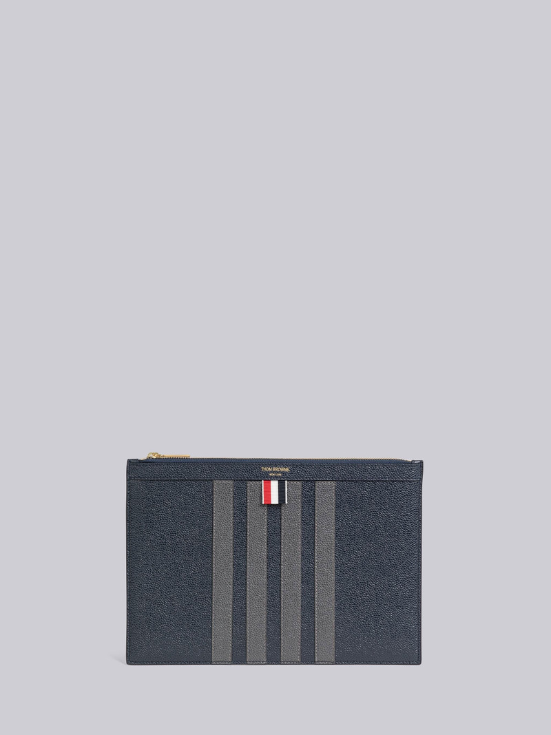 Pebble Grain Leather 4-Bar Small Document Holder 1