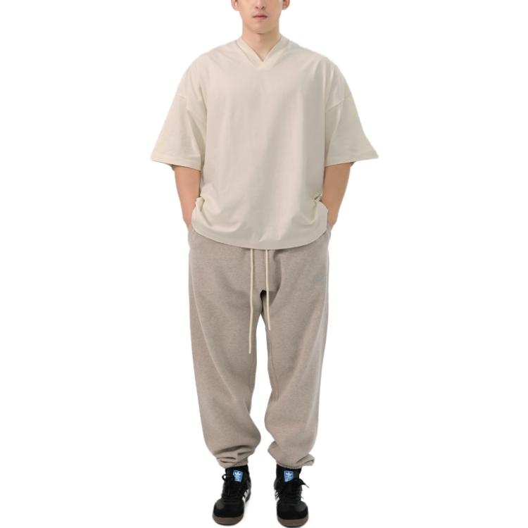 Fear of God Essentials V-Neck 'Silver Cloud' 125BT234112F - 3