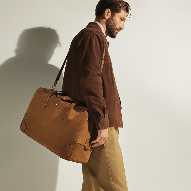 WEEKENDER BAG 45 IN SUEDE LEATHER 2