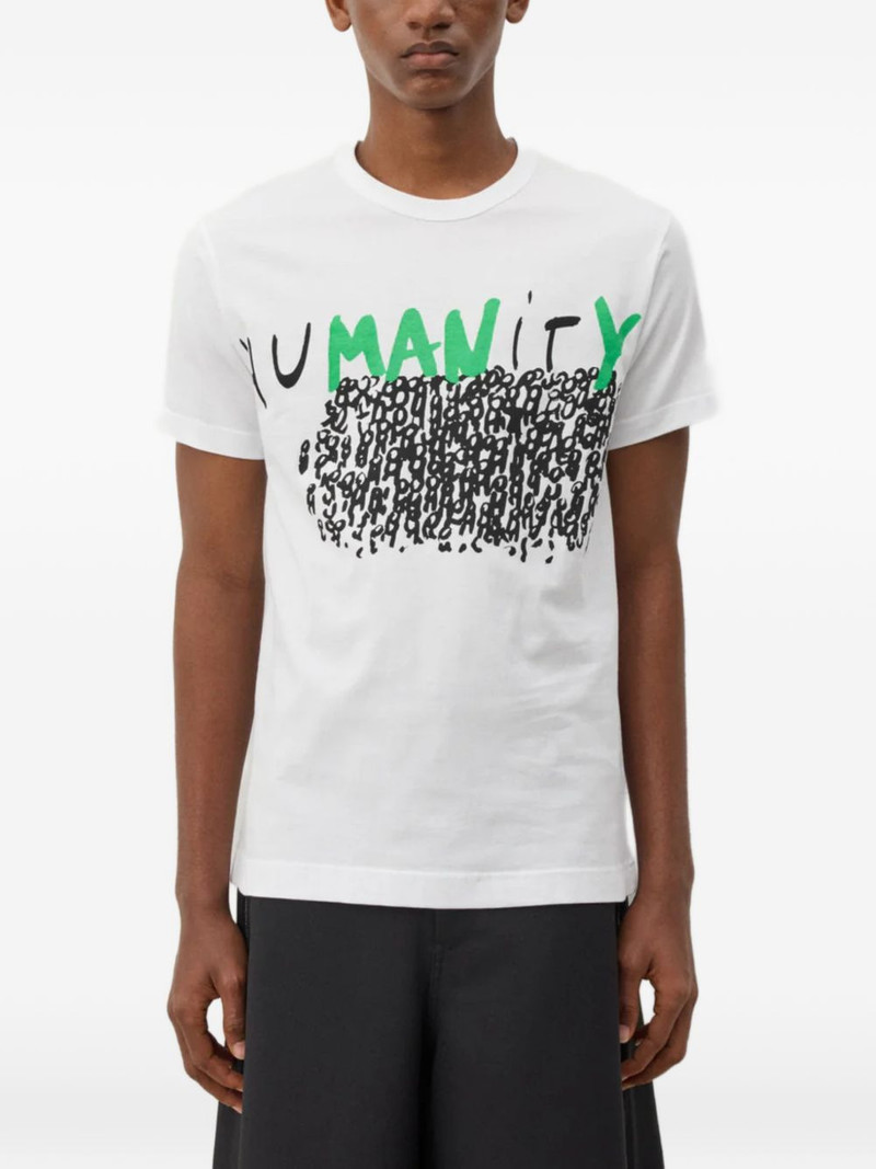 Comme des Garçons SHIRT crewneck graphic T-shirt outlook