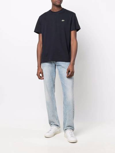 LACOSTE logo-patch cotton T-shirt outlook