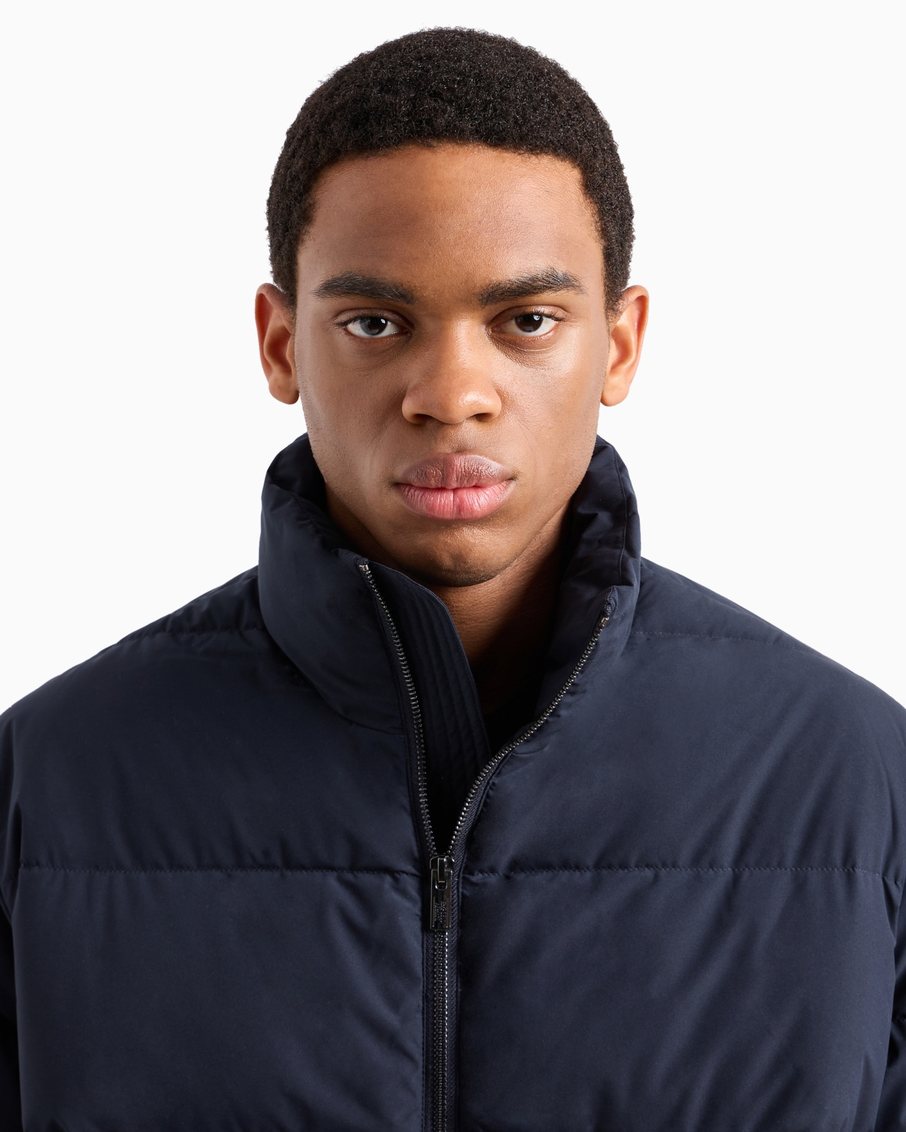 Oversized, quilted nylon, full-zip puffer jacket - 5