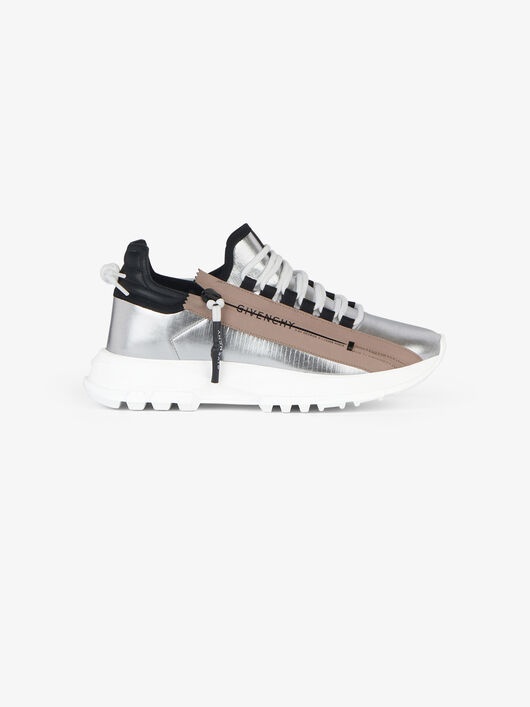 SPECTRE LOW RUNNERS SNEAKERS IN METALIZED RIPSTOP WITH ZIP - 1