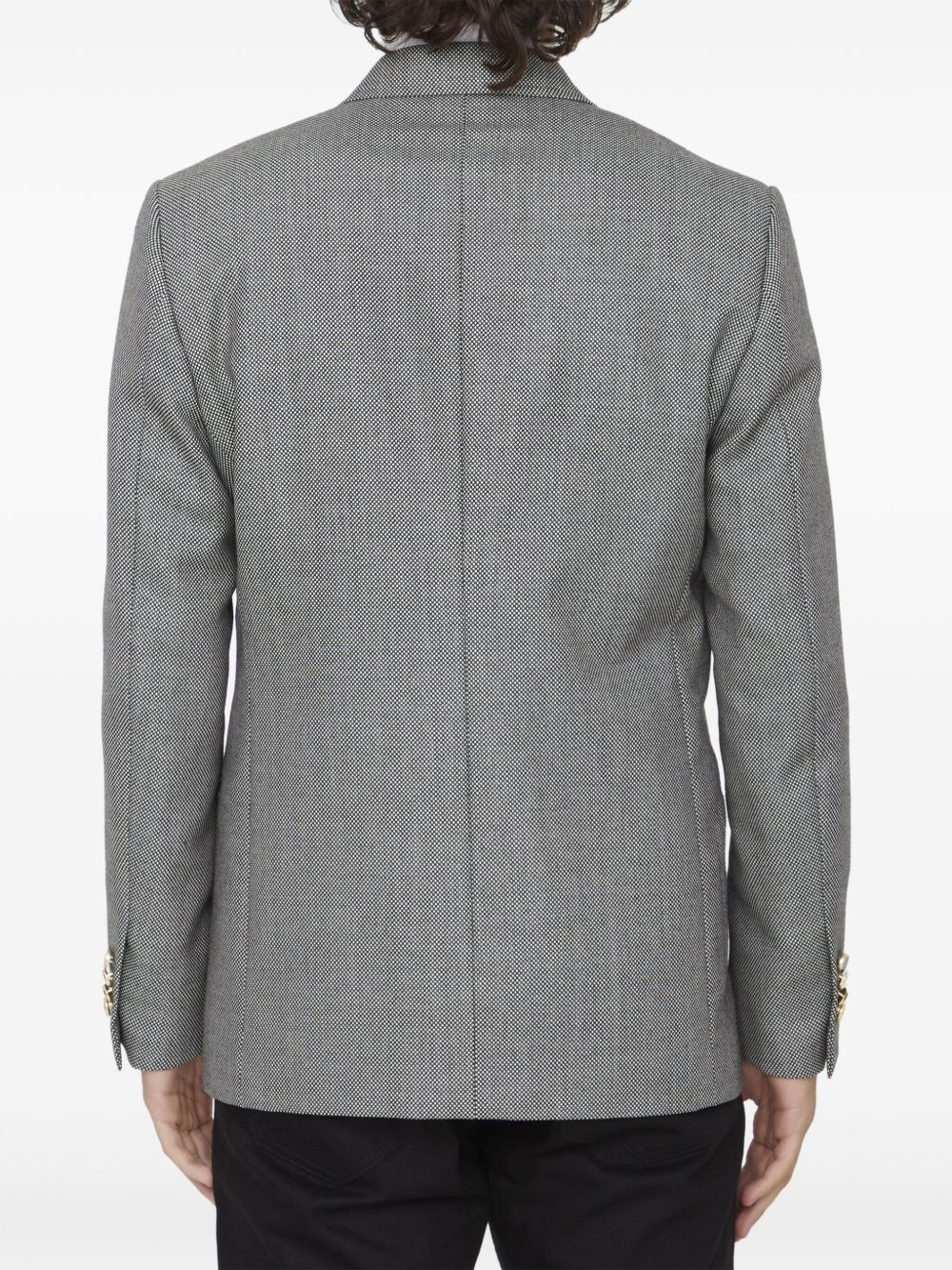 double-breasted wool jacket - 4