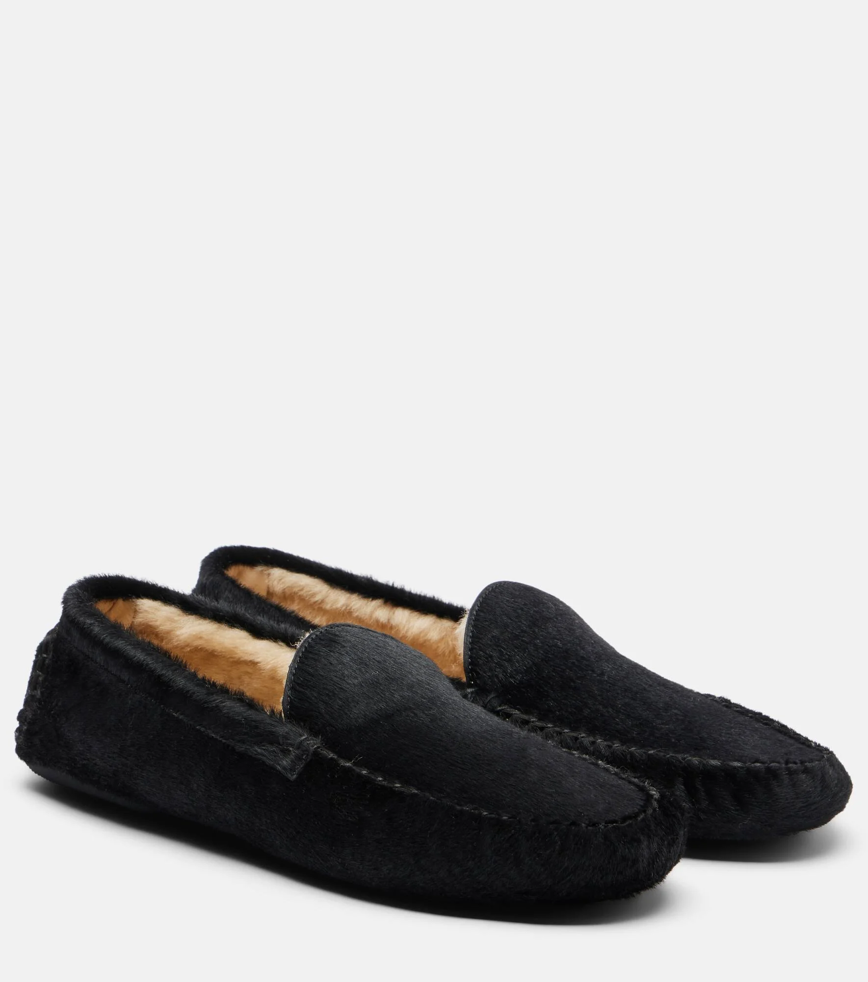 Lucca calf hair loafers - 1