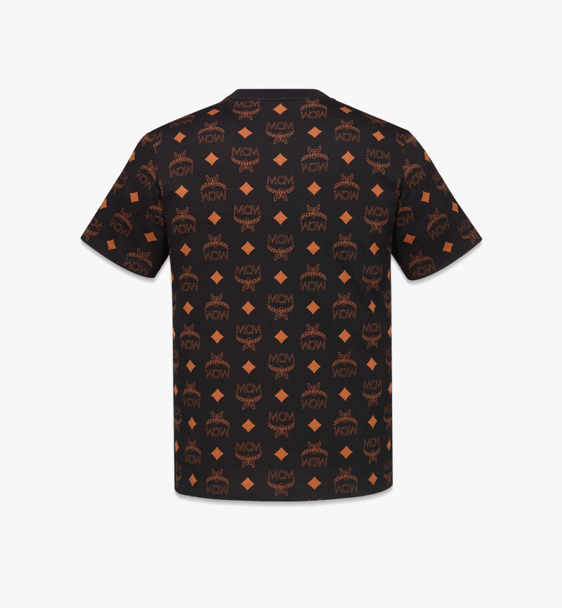 MCM Maxi Monogram Print T-Shirt in Organic Cotton outlook
