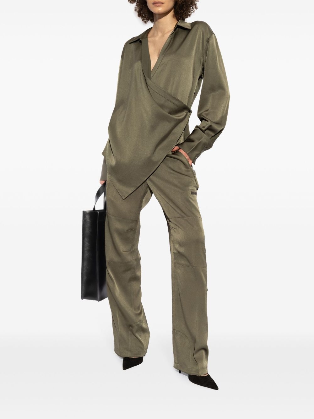 wrap blouse - 2