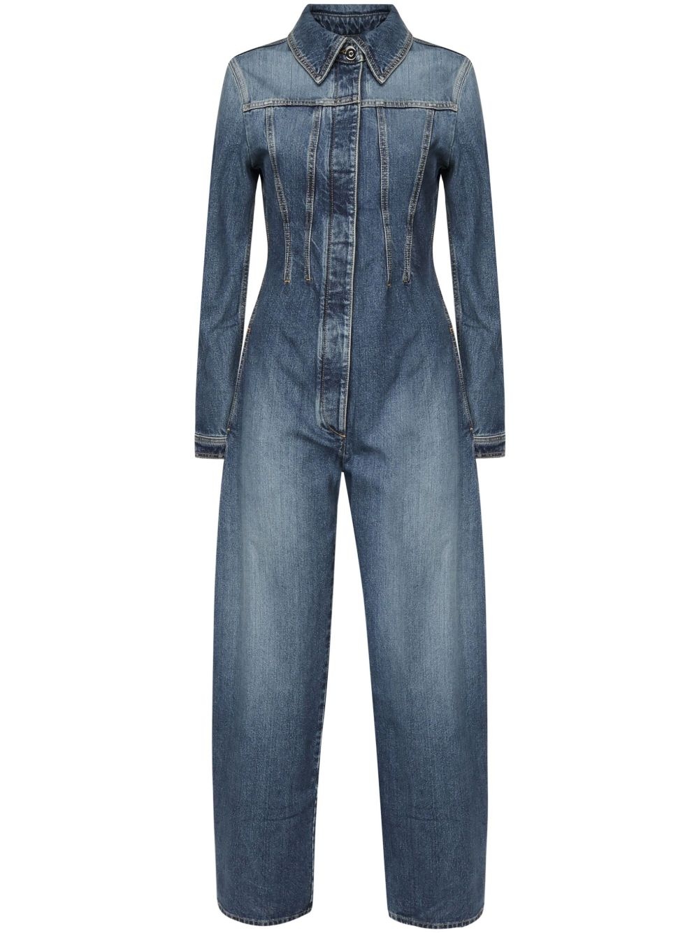 Alaïa denim jumpsuit | REVERSIBLE