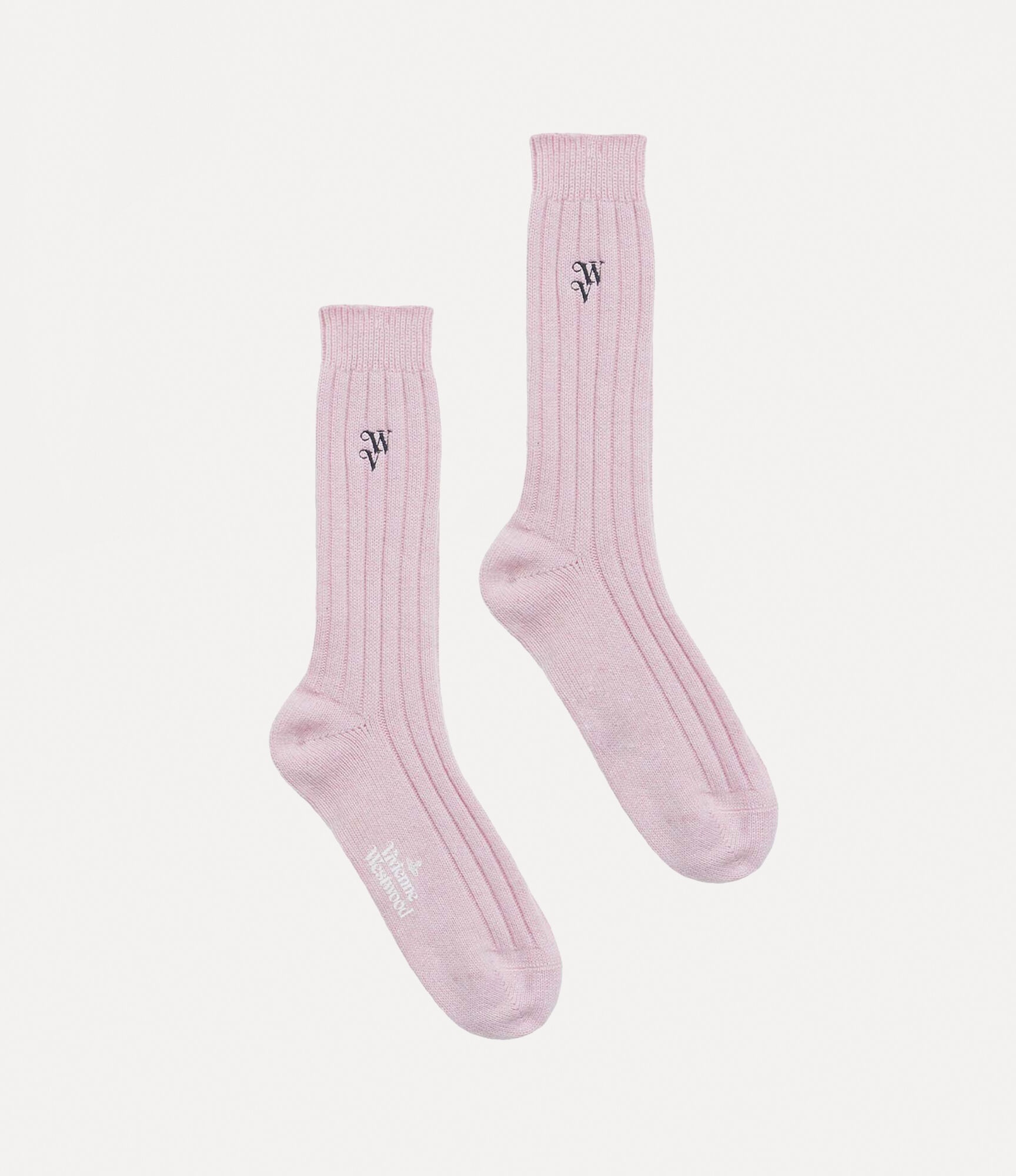 RIB CASHMERE SOCKS - 2