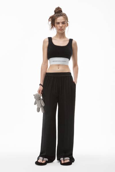 Alexander Wang PAJAMA PANT IN JACQUARD SATIN outlook