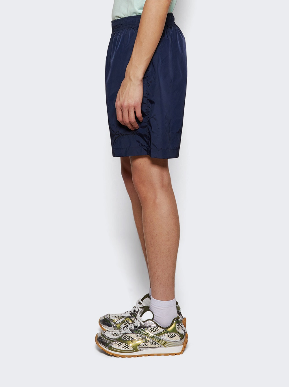 Logo Embroidery Swimshorts Dark Blue - 3