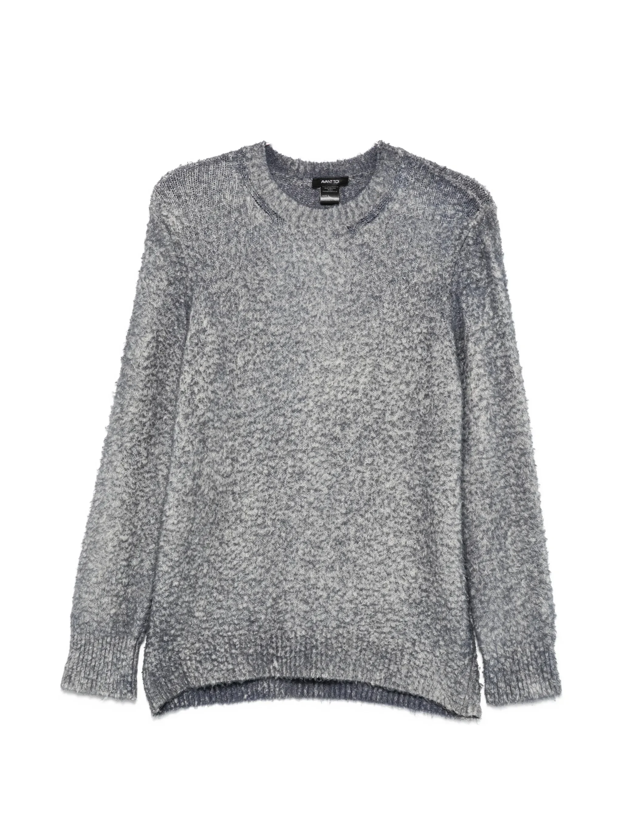 Avant Toi Bouclé-knit Crew-neck Knitwear - 1