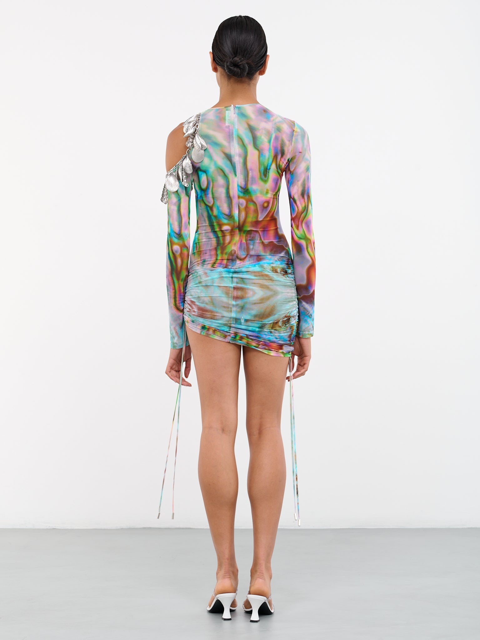 Mother Of Pearl Shell Mini Dress - 3