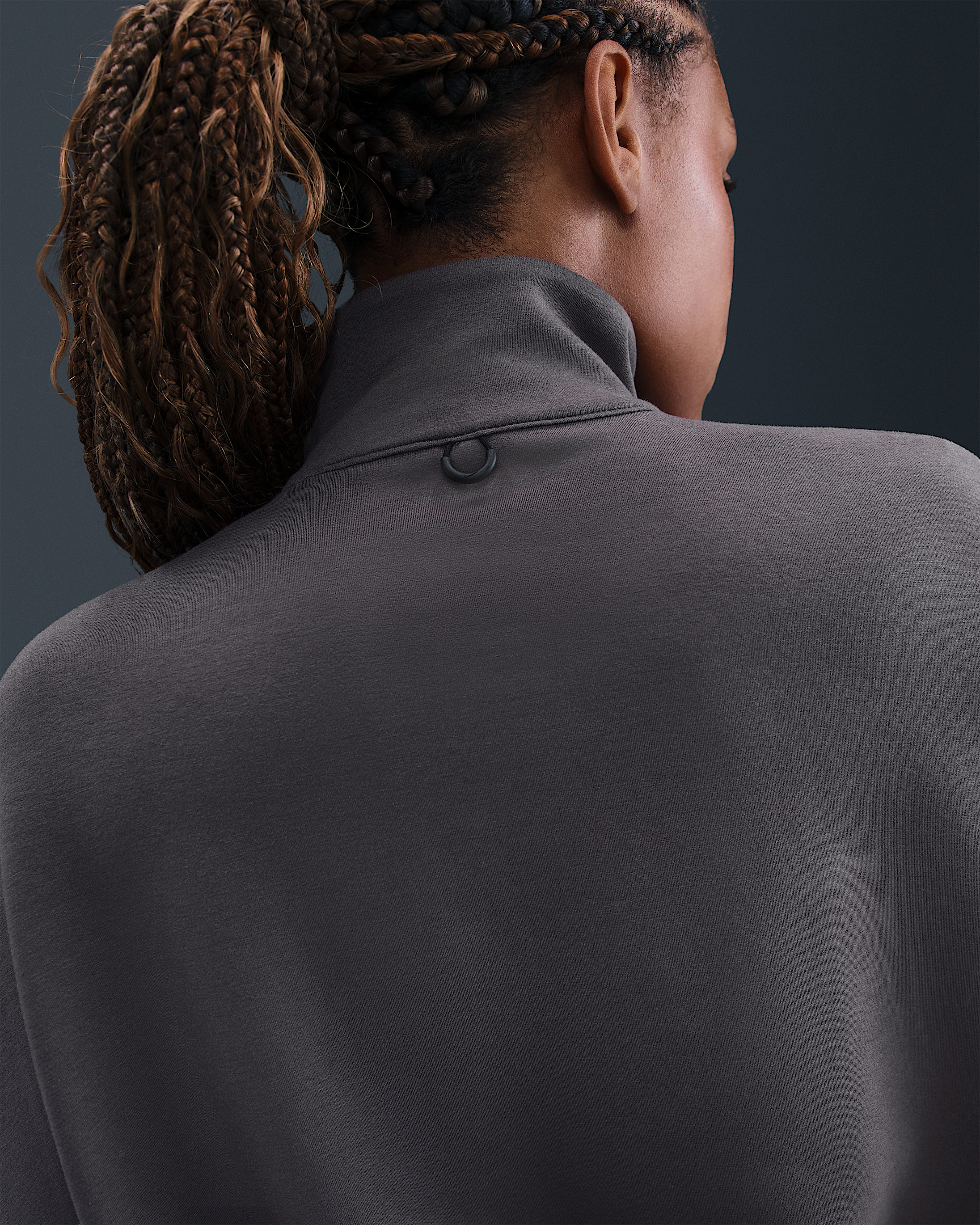 Nike 24.7 ImpossiblySoft Women's Dri-FIT Oversized 1/2-Zip Top - 2