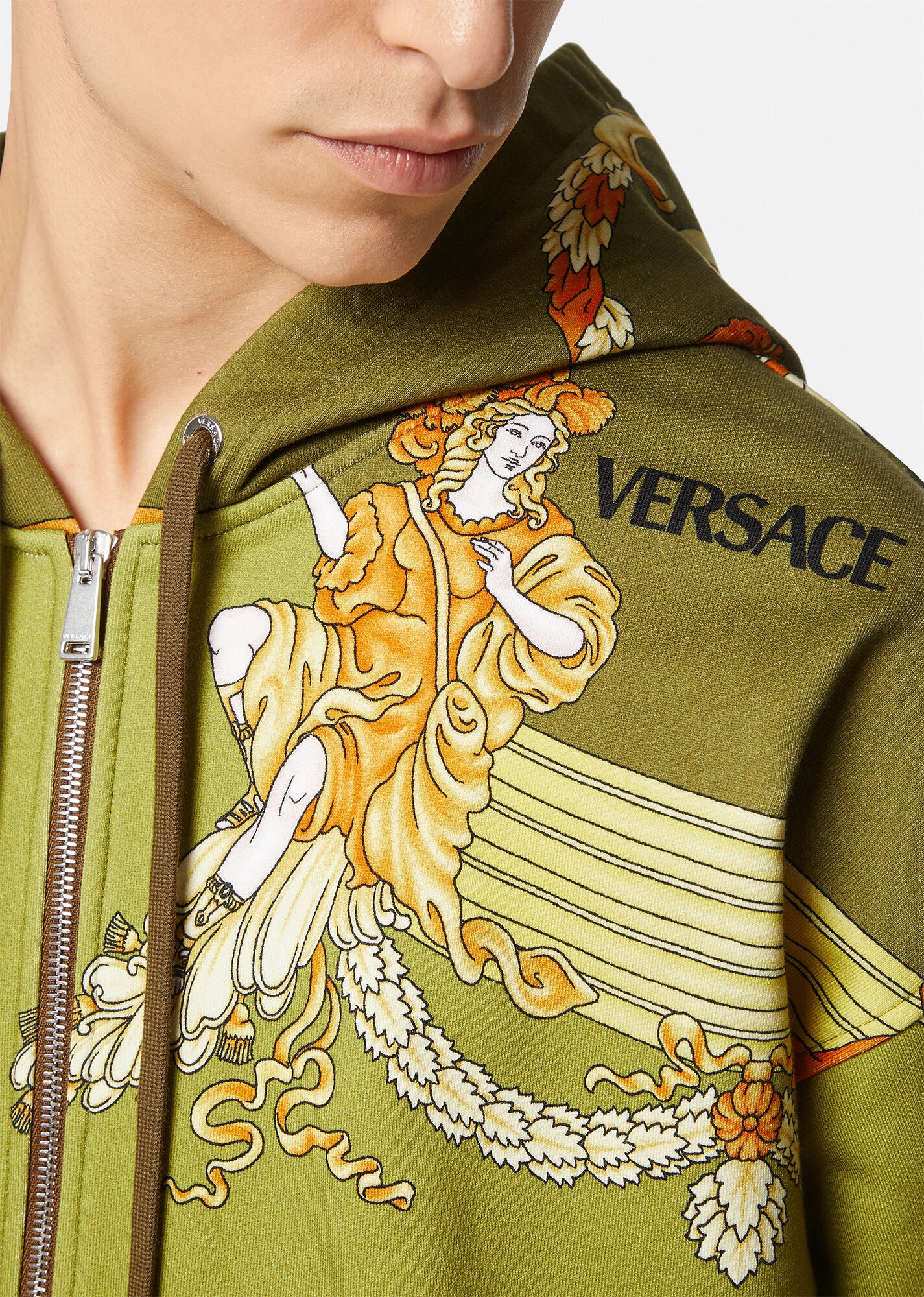 Medusa Renaissance Print Hoodie - 5